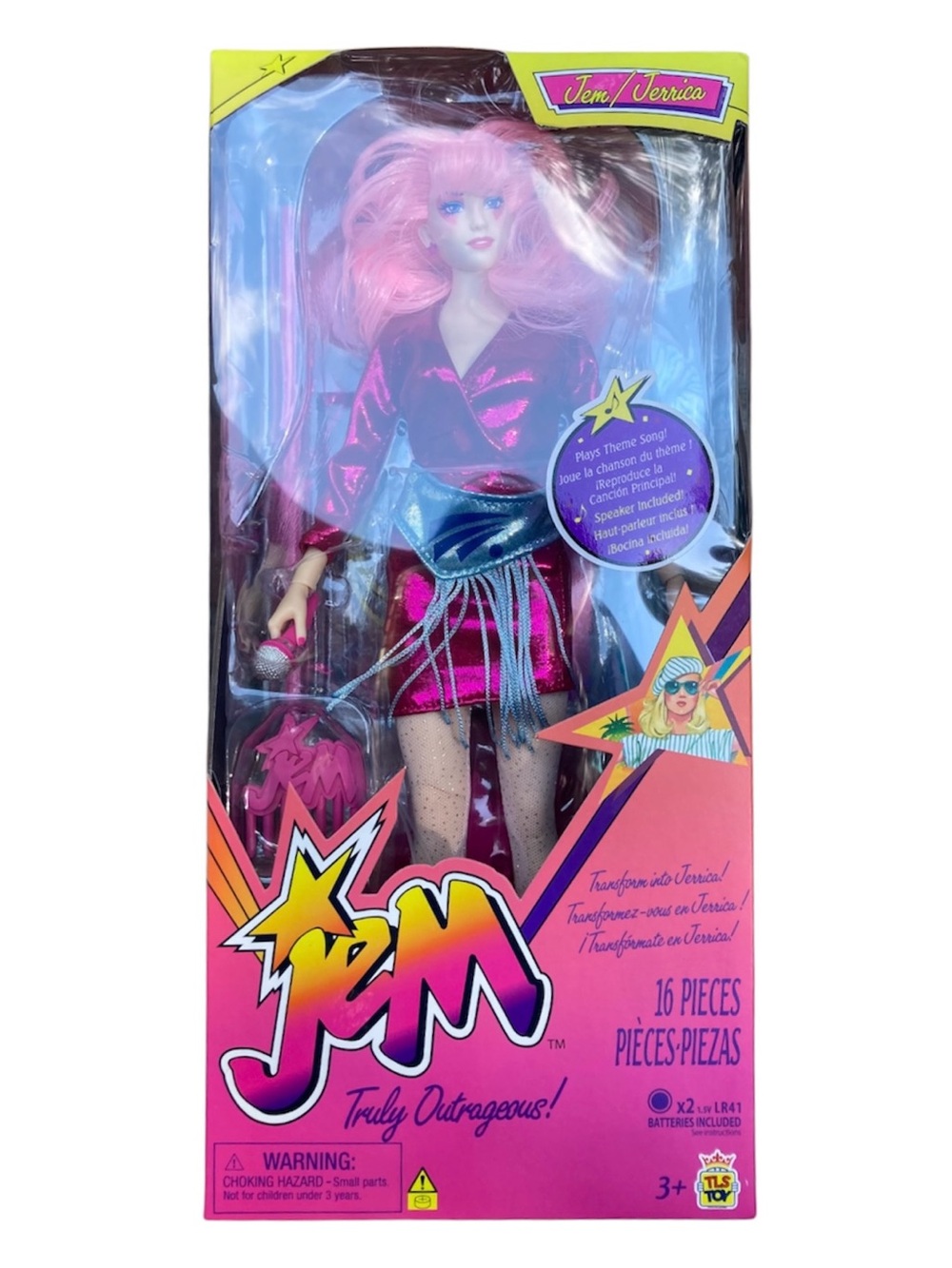 Jem And The Holograms 12" Classic Fashion Doll 40th Anniversary 2025 TLS Toy